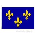 bandeira lle-de-France 100% polyster 90 * 150cm